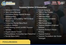 Kemendikbudristek RI Berikan Bantuan kepada Komunitas Pegiat Literasi Towuti