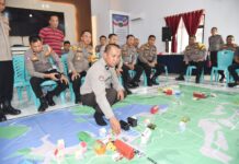 Polres Morut Gelar Tactical Floor Game, Antisipasi Gangguan Kamtibmas Jelang Pilkada 2024