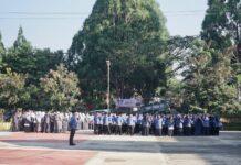 Sekda Lutim Pimpin Upacara HKN dan Peringatan HUT RI ke-79