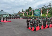 Dandim 1311 Kerahkan 400 Prajurit Pengamanan Pendaftaran Calon Bupati Morowali dan Morowali Utara