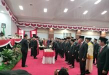 35 Anggota DPRD Luwu Utara Periode 2024 – 2029 Resmi Dilantik