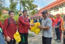 Peserta PKA Lutim Angkatan V Gelar Jumat Berbagi di PPSDM Makassar