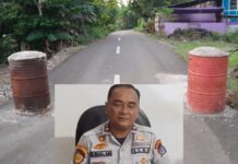 Kasi Angkutan Dishub Bone Tegaskan Cor Drum di Badan Jalan Tidak Dibenarkan