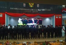 Pelantikan dan Pengambilan Sumpah Jabatan 35 Anggota DPRD Luwu Timur Periode 2024-2029