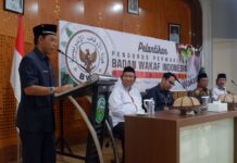 Hadiri Pelantikan Pengurus BWI Lutim, Rapiuddin : Semoga Dapat Menjalankan Tugas dengan Baik