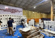 KPU Morut Terima Logistik Kotak Suara Untuk Pilkada Serentak 2024