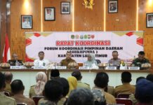Pjs Bupati Luwu Timur Pimpin Rakor Persiapan Pilkada Bersama Forkopimda