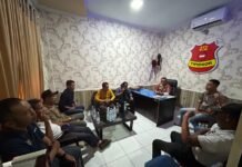 Jaga Netralitas di Pilkada, Kasat Reskrim Polres Luwu Utara Lakukan Pertemuan Dengan Kades