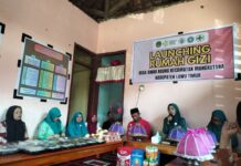 Launching Rumah Gizi Digelar di Desa Sindu Agung