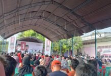 Paslon Bupati Luwu Aguswin Disambut Ribuan Masyarakat Kamanre Dalam Kampanye Ideologis