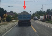 Ramai Truck di Jalan Poros Luwu Timur Muat Pasir Tanpa Penutup, Warga : Polantas Yang Tegas Dong