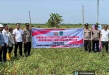 Dukung Program Swasembada Pangan Nasional, Polres Bersama Dinas Pertanian Optimalkan Lahan Tidur