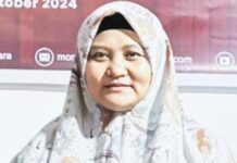 KPU Morowali Utara Menggelar Debat Kandidat Pertama di Gedung Morokoa