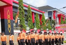 Sebanyak 34 Regu Gerak Jalan Ikut Serta Meriahkan HUT Kabupaten Morowali Utara yang ke-11