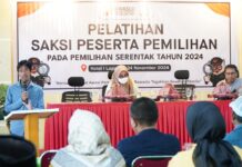 Perkuat Pengawasan di TPS, Bawaslu Luwu Timur Beri Pelatihan Saksi Peserta Pemilihan