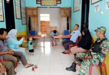 Babinsa Koramil 1311-06 Gelar Kegiatan Anjangsana di Desa Boba