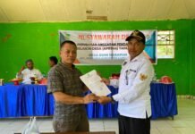 Pemdes Bumi Harapan Bersama BPD Gelar Musyawarah Desa Perubahan APBDes Tahun 2024