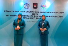 Nasrah Jayadi Nas Hadiri Pelantikan Ketua Umum TP PKK di Jakarta