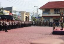 Kapolres Luwu Utara Sebut 1762 Personel Gabungan Disebar untuk Amankan TPS di 15 KecamatanÂ