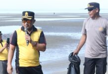 Dari Pantai Ujung Suso, Kapolres Luwu Timur Imbau Masyarakat Tolak Politik Uang dan Jaga Situasi Kondusif Jelang Pilkada