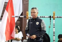 H Budiman Buka Turnamen Karate Bumi Batara Guru Piala Kapolres Lutim 2024