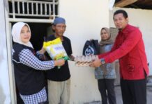 Gerakan Luwu Timur Sedekah Jumat Tetap Konsisten, 20 Paket Sembako Disalurkan di Lakawali