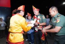 Kunjungan Kerja Danrem 132 Tadulako Disambut Secara Adat Suku Mori di Morowali UtaraÂ