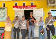 Ajak Pelajar Tertib Berlalu Lintas, Satlantas Polres Morowali Utara Gelar Police Goes To School