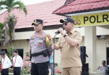 Bupati dan Kapolres Pimpin Apel Operasi Lilin 2024: Wujudkan Nataru Aman dan Kondusif