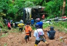 Bus Ketty Rute Toraja-Kendari Jatuh ke Jurang di Palopo, Tiga Orang Dilaporkan Meninggal Dunia