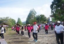 Semarak HKN ke-60: Dinkes Lutim Gelar Tes Kebugaran dan Germas Prioritas