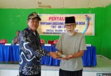 Pemerintah Desa Bumi Harapan Salurkan BLT-DD Periode Oktober-Desember Kepada 44 KPM