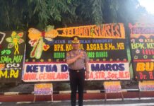 Kado Istimewa Akhir Tahun Kabag Log Polres Maros Naik Pangkat Kompol