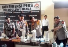 Polres Luwu Utara Gelar Press conference Akhir TahunÂ