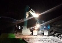 Jalan Trans Sulawesi Longsor Lagi, Kapolsek Mangkutana : Mobil dan Motor Sudah Bisa Lewat