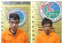 Satres Narkoba Polres Luwu Utara Tangkap 2 Warga Malangke Barat