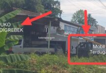 Polisi Grebek Bangunan Ruko di Tomoni, Dua Orang Diamankan