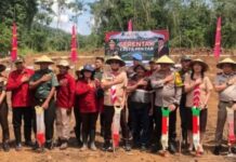 Polres dan Pemda Morowali Utara Tanam Jagung Serentak