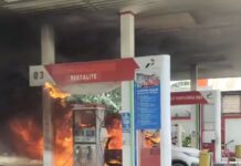 SPBU Amessangeng Wajo Terbakar, Satu Minibus Diduga Pelansir BBM Juga Hangus