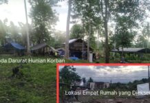 Miris, Lahan Bersertipikat dan Empat Rumah di Bone Dieksekusi, Korban Tinggal di Tenda Darurat
