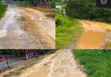 Jalan Dusun Tenri Pakkua Lappariaja Mirip Kubangan Kerbau, Kemana Dana Desa ?
