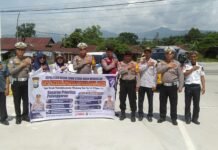 Hari Keempat Operasi Keselamatan Pallawa 2025, Satgas Preventif Cek Rambu dan Marka Jalan