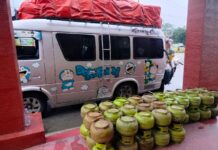 Petugas Pos Tambangan Polsek Mangkutana Kembali Temukan Bus Muat Puluhan Tabung Gas Subsidi