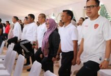 Gladi Kotor di Monas, Bupati dan Wabup Lutim Terpilih Tunjukkan Kekompakan