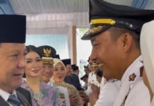 Jabat Tangan dengan Presiden Prabowo, Andi Abdullah Rahim Sampaikan Kondisi Banjir yang Melanda Luwu Utara