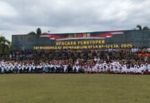 Wabup Morowali Utara Hadiri Upacara Penutupan TMMD ke 123 Tahun 2025