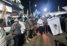 Wabup Morut Lepas Pawai Takbiran Sambut Hari Raya Idul Fitri 1446 H