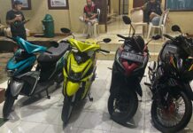 Polsek Towuti Bubarkan Aksi Balap Liar, Empat Motor Diamankan