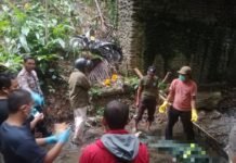 Diduga Lepas Kontrol Akibat Hujan, Warga Terpedo Jaya Ditemukan Meninggal di Sungai Dibawah Jembatan