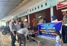 Ramp Check Pra Operasi Ketupat 2025, Polres Luwu Utara Amankan Sopir Bus Positif Narkoba